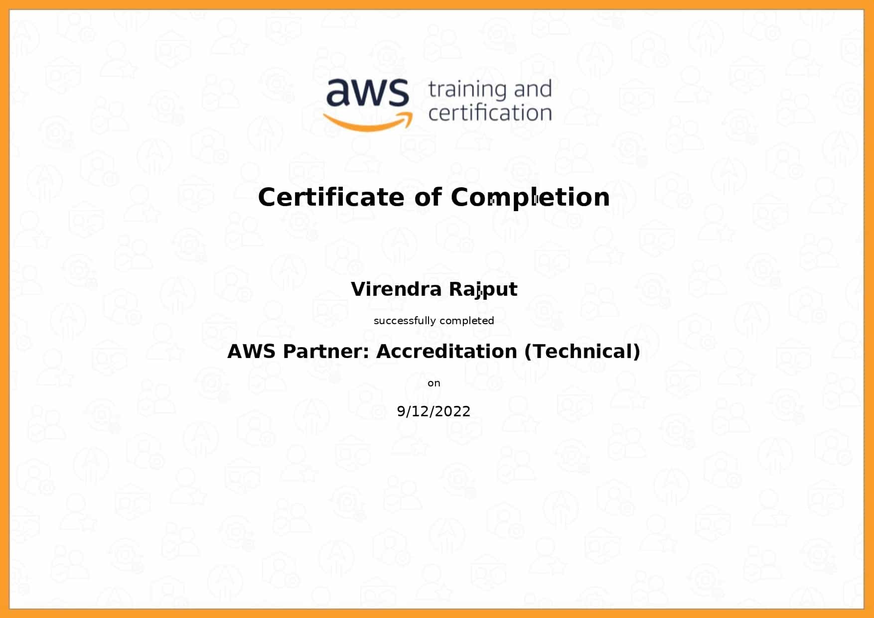 AWS Partner Accreditation (Technical)