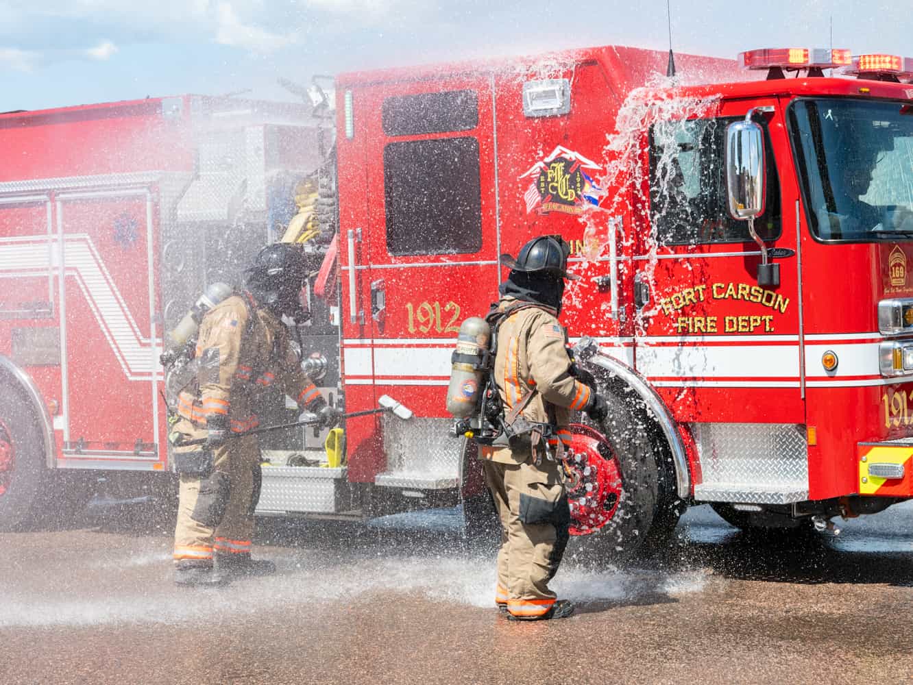 Military Firefighter Photos