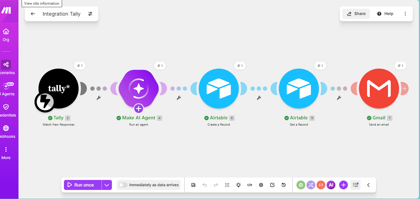 AI No-Code Lead Qualification Workflow