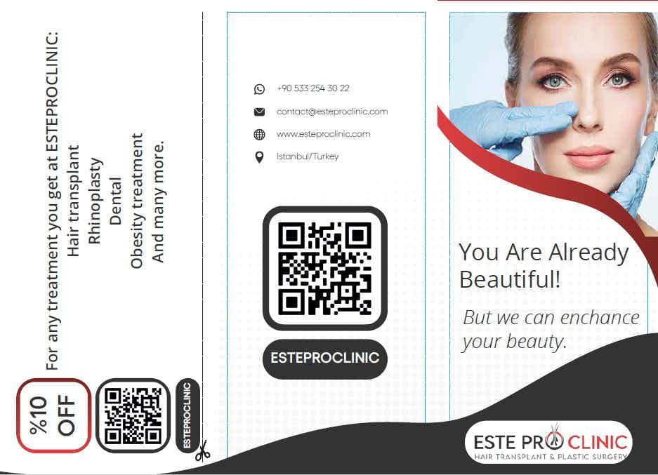 Booklet/business card/poster design for Esteproclinic