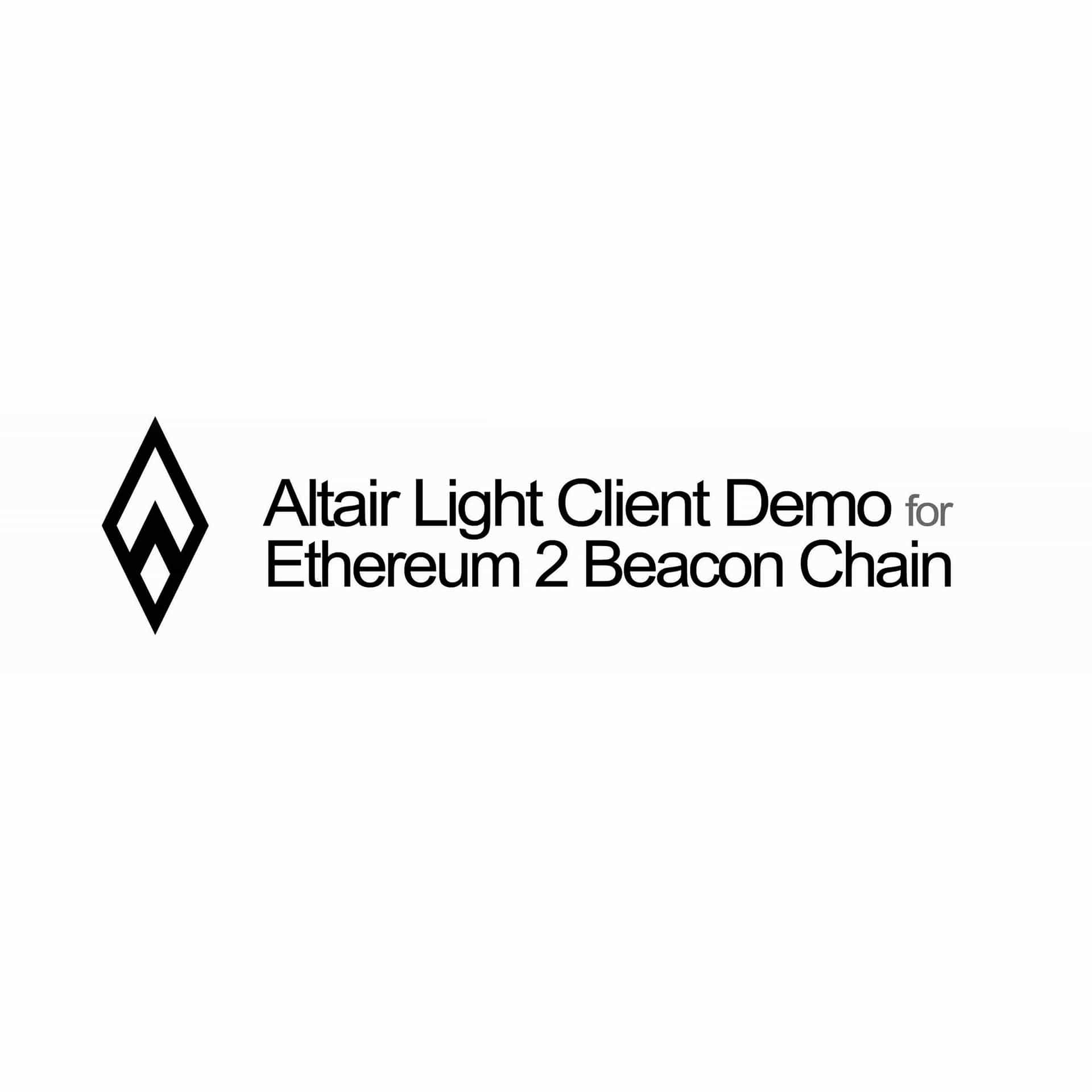 Altair - Minimal Light Client Prototype