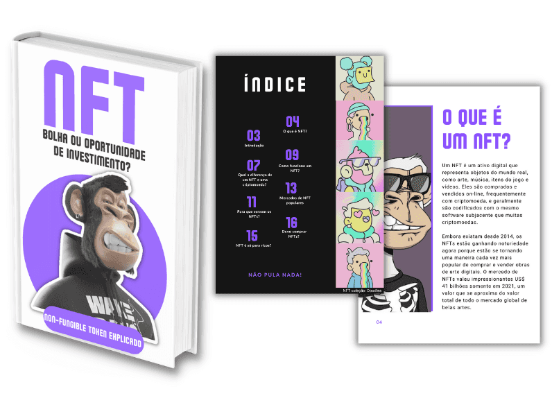 Diagramnação do eBook: NFT - Bolha ou oportunidade de investimento?