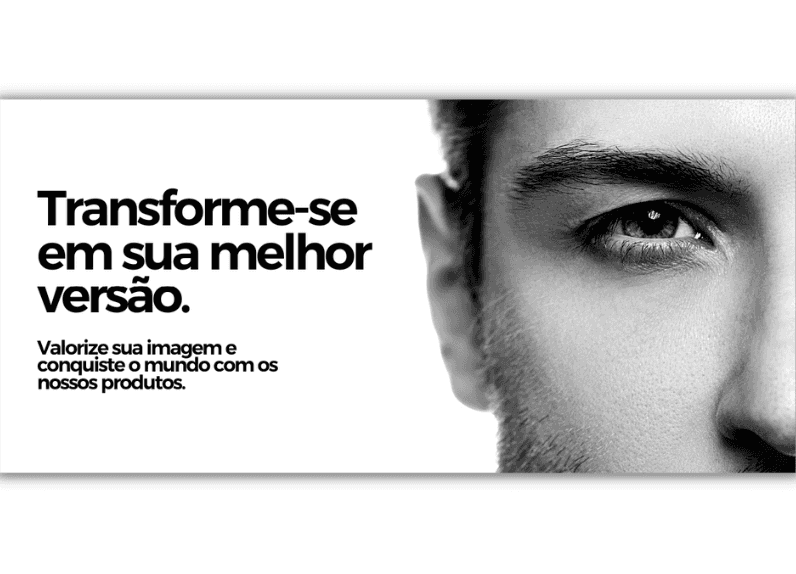 Criação de banners para a loja: Beleza for Men
