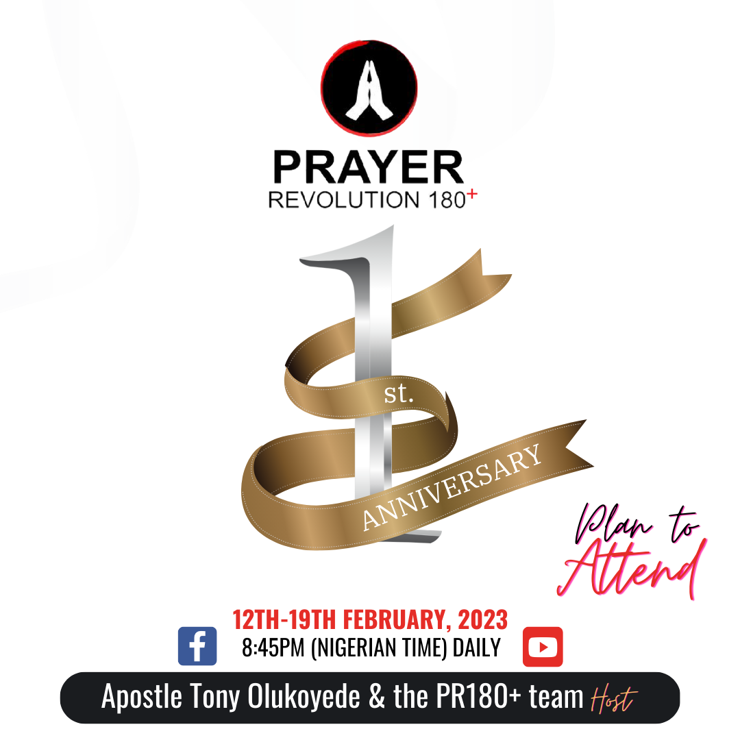 Prayer Tower Global Anniversary & Prayer Revolution 180+ Anniversary Campaign