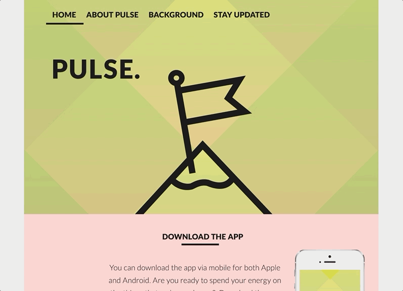 PULSE Visual Identity and app