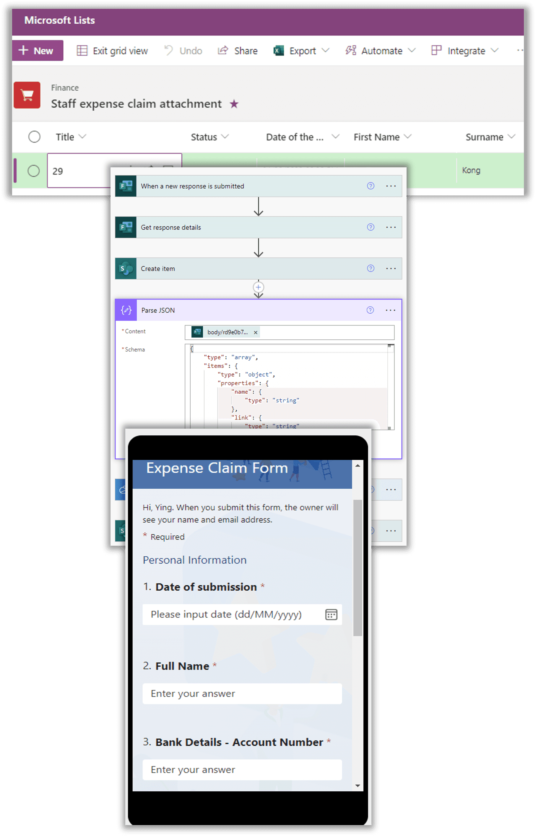 Free In-House Automated Expense Claims System