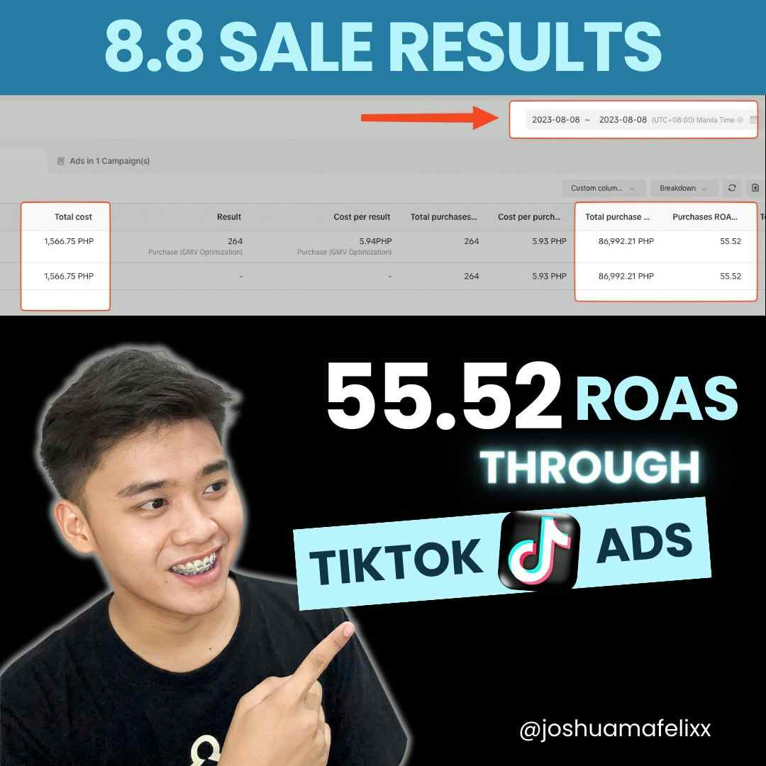 SMALL BUSINESS GENERATES ₱86K WITH TIKTOK ADS IN JUST 1 DAY