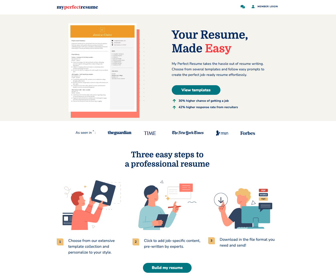 80% Resume Templates Boost: My Accountability Hack at My Perfect Resume