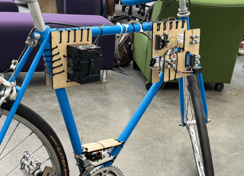Automatic Gear Shifting Bicycle
