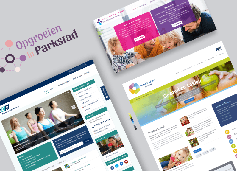 Collectie: CJG en GGD zorgsector websites