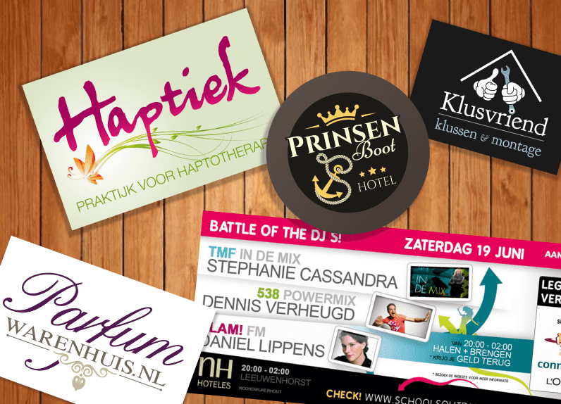 Collectie: Ontwerp Jezelf - Web and Logo design