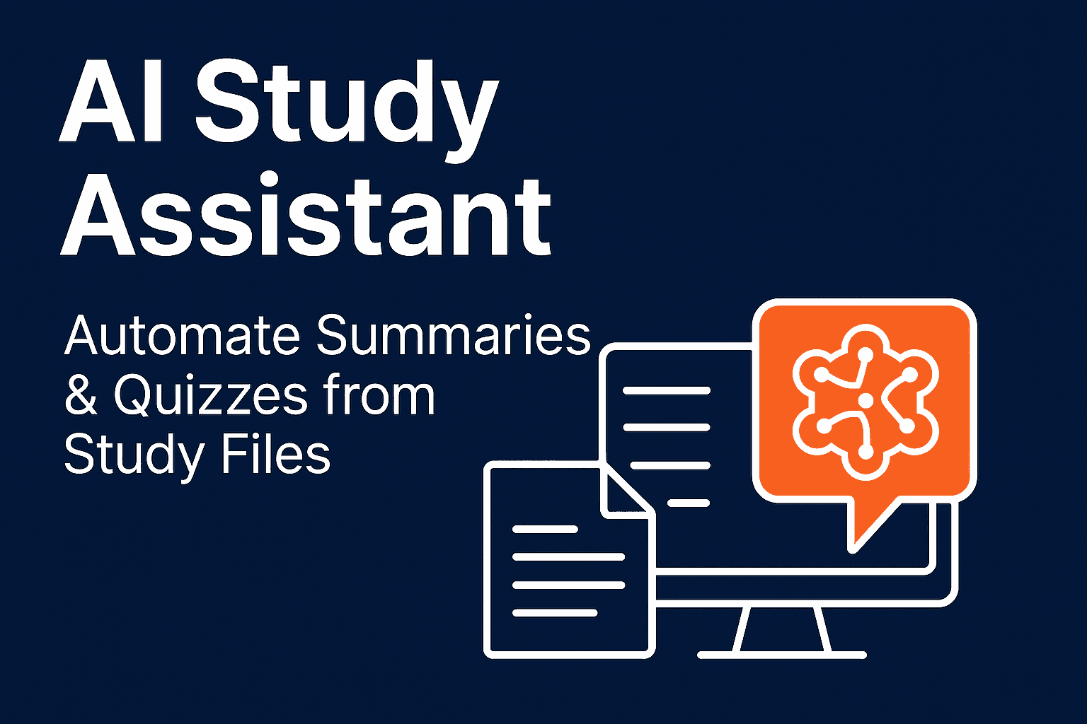 AI Study Assistant – Automating Summaries & Quizzes from Study Files