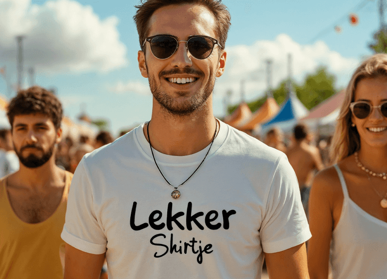 Lekker Shirtje - AI co-creatie: festival-T-shirtshop WP