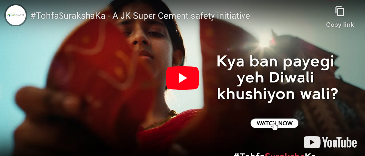 Ad film JK Cement - Writer & DA