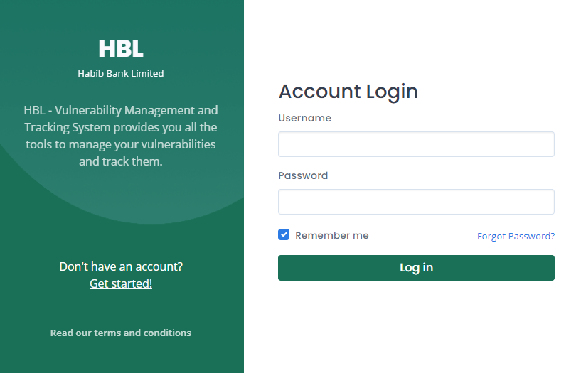 HBL - Vulnerability Management & Tracking System