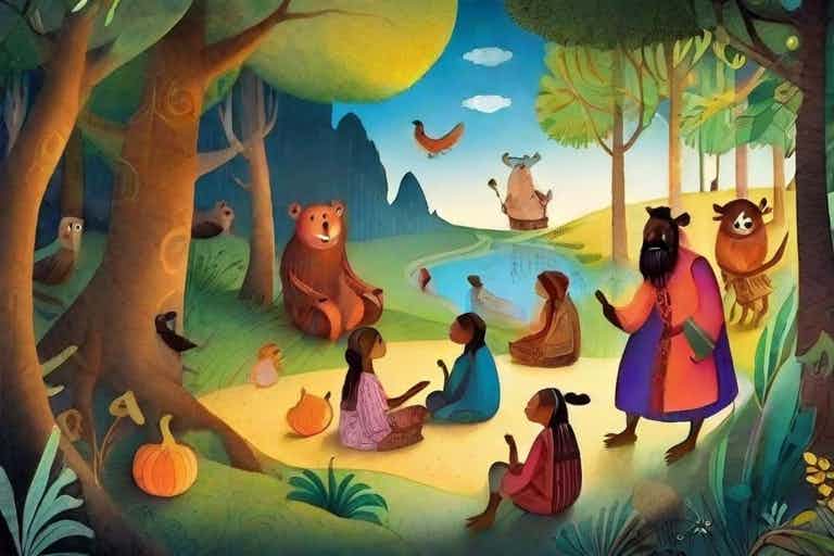AI-Generated Video Amplifies Folktale Learning