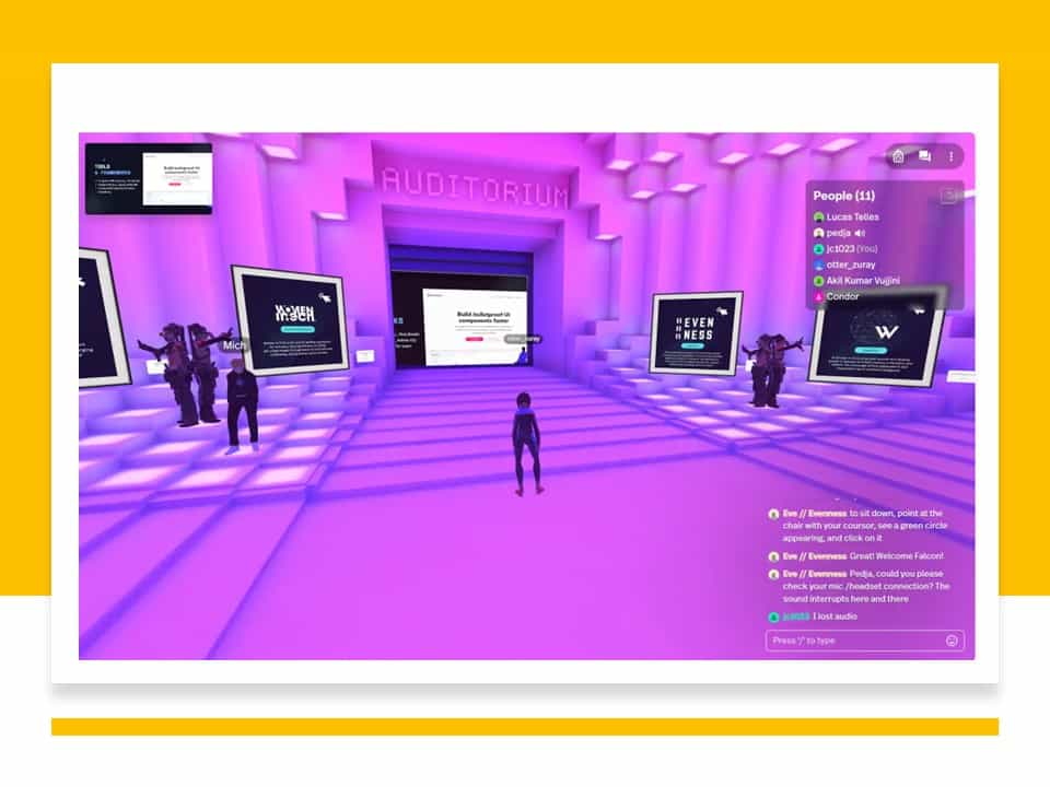 iHUB Metaverse Spatial io Training