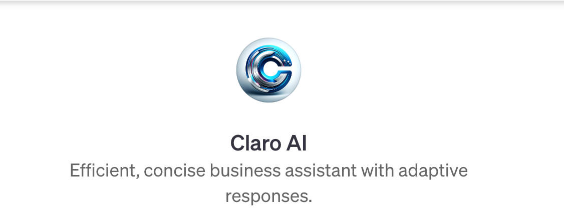 Busy Professional Creates Claro AI Assistant