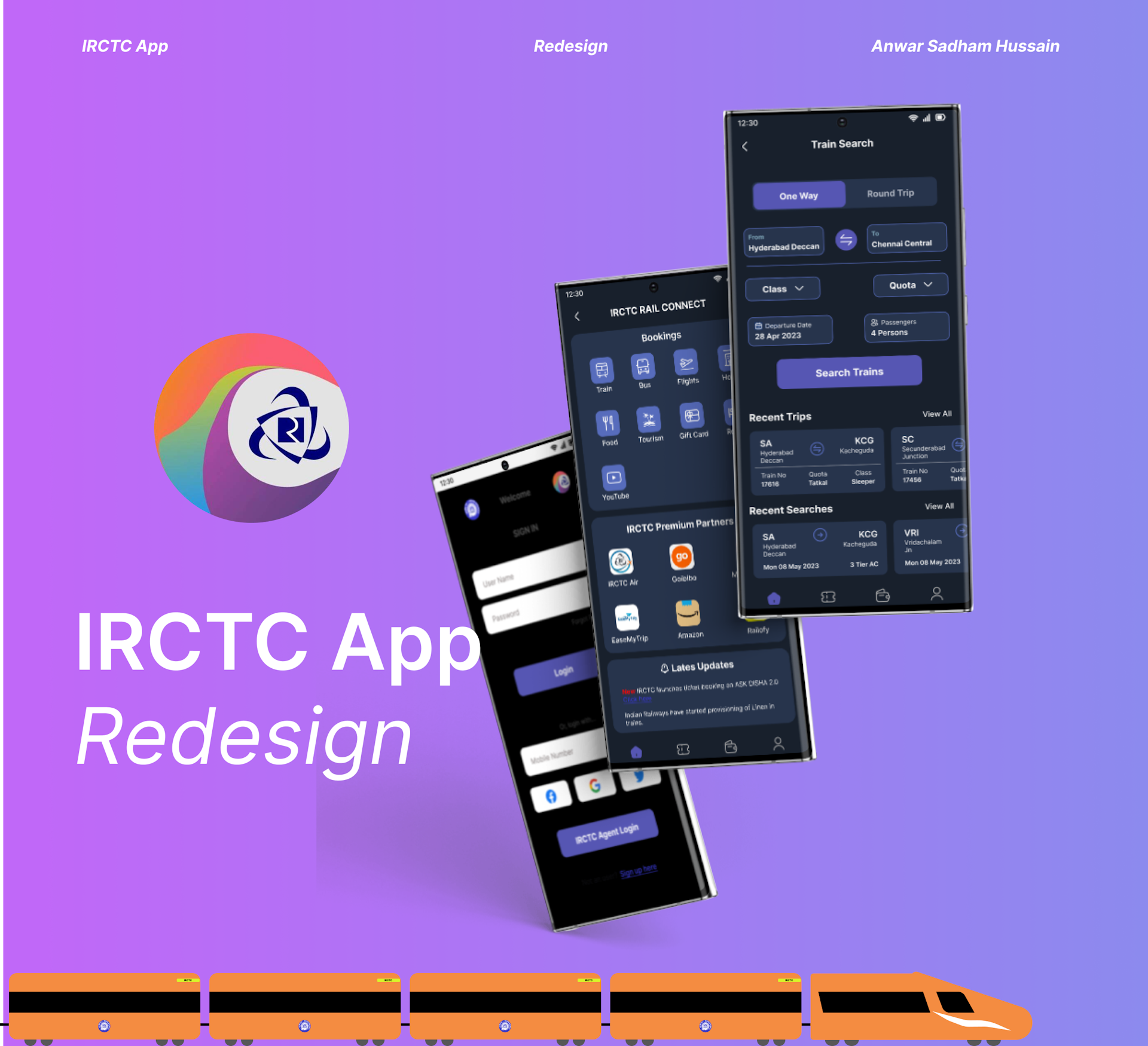 IRCTC App Redesign 
