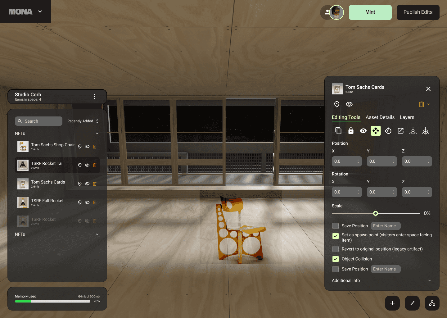 Mona Create Simplifies 3D Metaverse Space Design